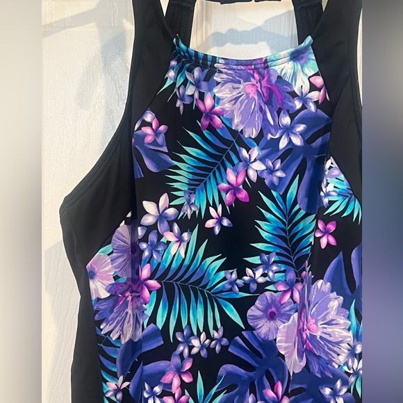 Lands End One Piece Bathing Suit Sz 10 - Picture 4 of 6